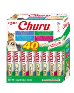 INABA Churu Variety Seafood frutti di mare per gatti multibox 40x14 g (560 g)