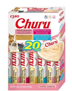 INABA Churu Variety Seafood frutti di mare per gatti multibox 20x14 g (280 g)