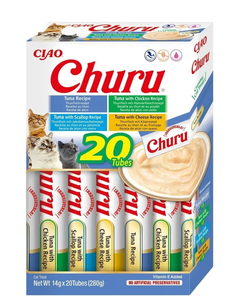 INABA Churu Variety Tuna tonno per gatti multibox 20x14 g (280 g)