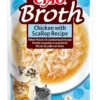 INABA CIAO Brodo di pollo e capesante per gatti 40g