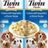 INABA Dog Twin Pollo, verdure e formaggio in brodo per cani 24x40 g