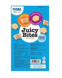 INABA Juicy Bites crocchette umide di capesante e granchio per gatti 33,9 g (3x11,3 g)