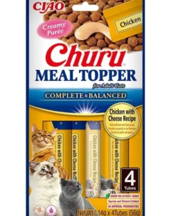 INABA Meal Topper Chicken Cheese 4x14 g