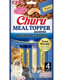 INABA Meal Topper Tuna 4x14 g additivo cremoso al tonno per gatti