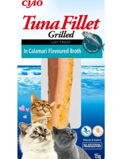 INABA Tuna fillet in calamaribroth 15g di filetto di tonno in brodo aromatizzato al calamaro