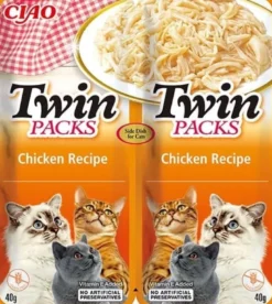 INABA Twin Pollo in brodo per gatti 24x40g