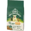 JAMES WELLBELOVED Adult 10 kg alimento secco completo per cani adulti di taglia grande >14 mesi - 10 anni ricco di tacchino e riso