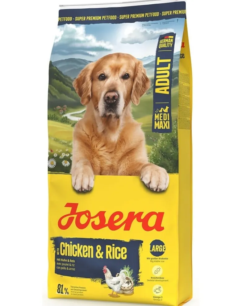 JOSERA Chicken with Rice Adult 12,5kg alimento secco facilmente digeribile per razze medie e grandi