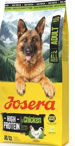 JOSERA High Protein Adult Chicken 2x12,5kg cibo ad alto contenuto energetico per cani da competizione