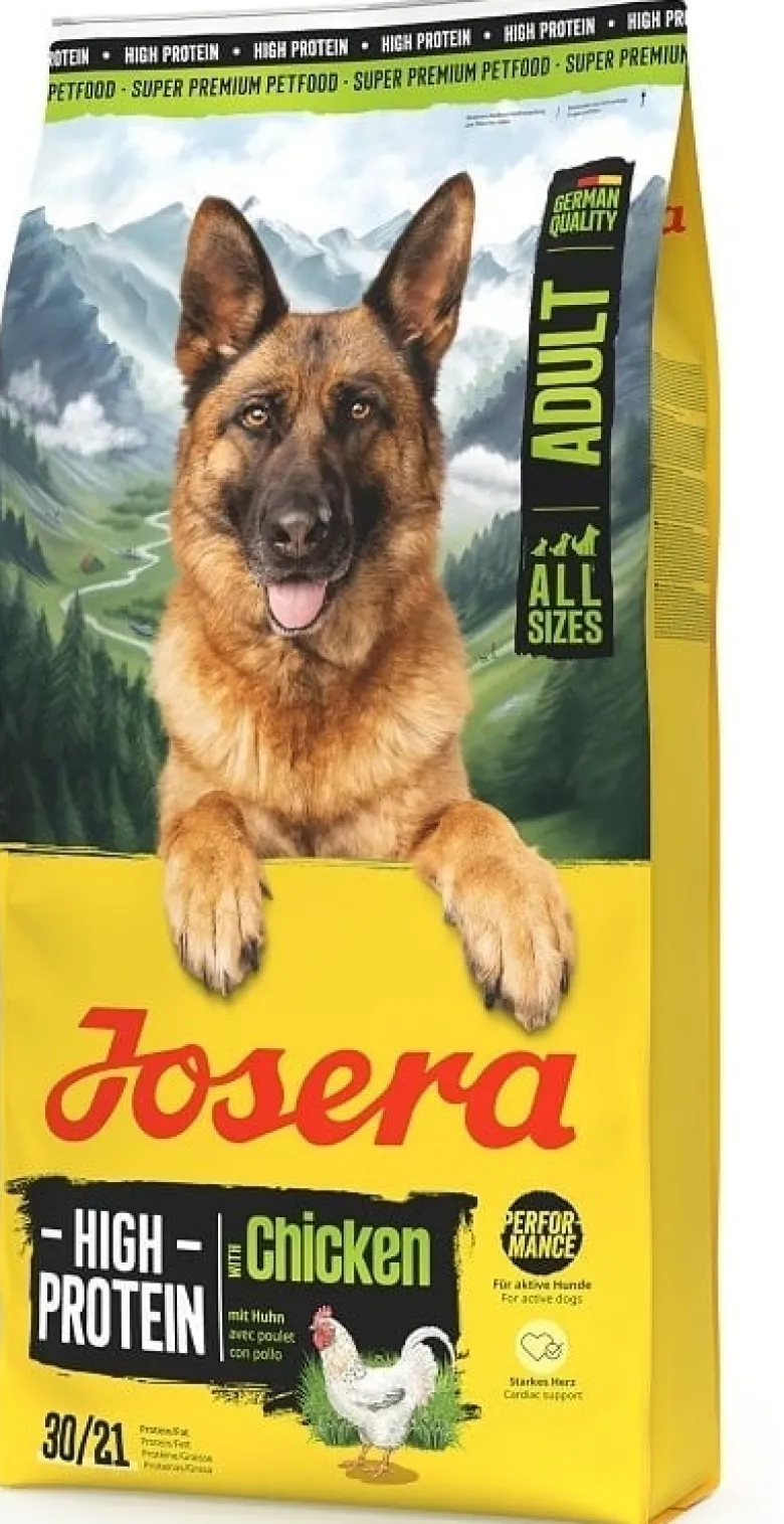 JOSERA High Protein Adult Chicken 2x12,5kg cibo ad alto contenuto energetico per cani da competizione