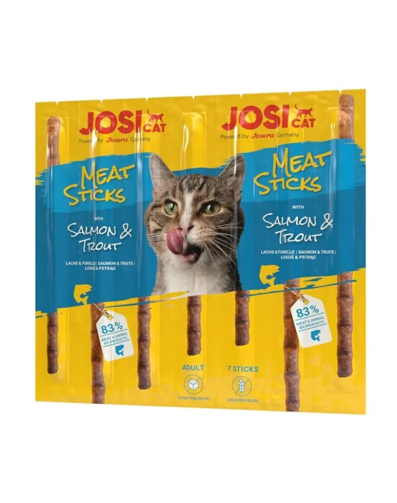 JOSERA JosiCat Meat Sticks bastoncini di salmone e trota per gatti 35g