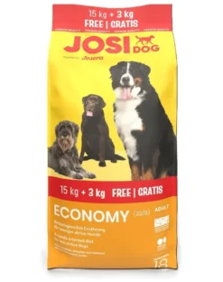JOSERA JosiDog Economy per cani di normale attività 15kg + 3kg gratis