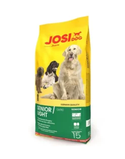 JOSERA JosiDog Senior Light 15 kg per cani anziani e meno attivi