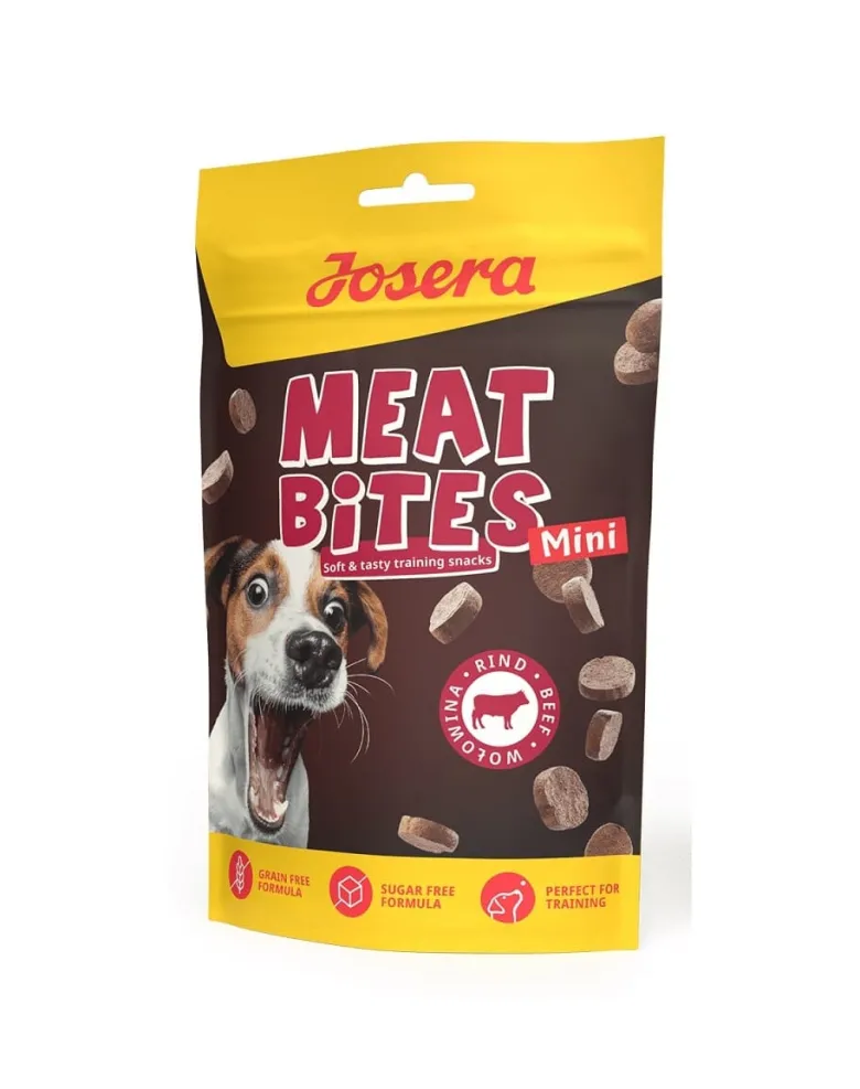 JOSERA Meat Bites Mini Beef snack da addestramento con manzo per cani di piccola taglia 70 g