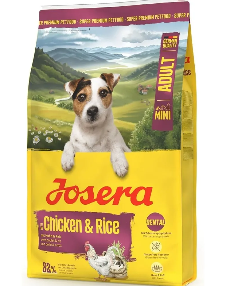 JOSERA Mini Adult Chicken Rice 10kg per cani di piccole razze