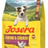 JOSERA Mini Adult Salmon and Chicken 900g cibo senza glutine con salsa per cani di piccola taglia