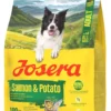 JOSERA Salmon and Potato Adult 900g cibo secco senza cereali per cani con stomaco sensibile