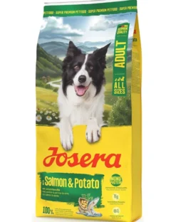 JOSERA Salmon and Potato Adult 12,5kg cibo secco senza cereali per cani con stomaco sensibile