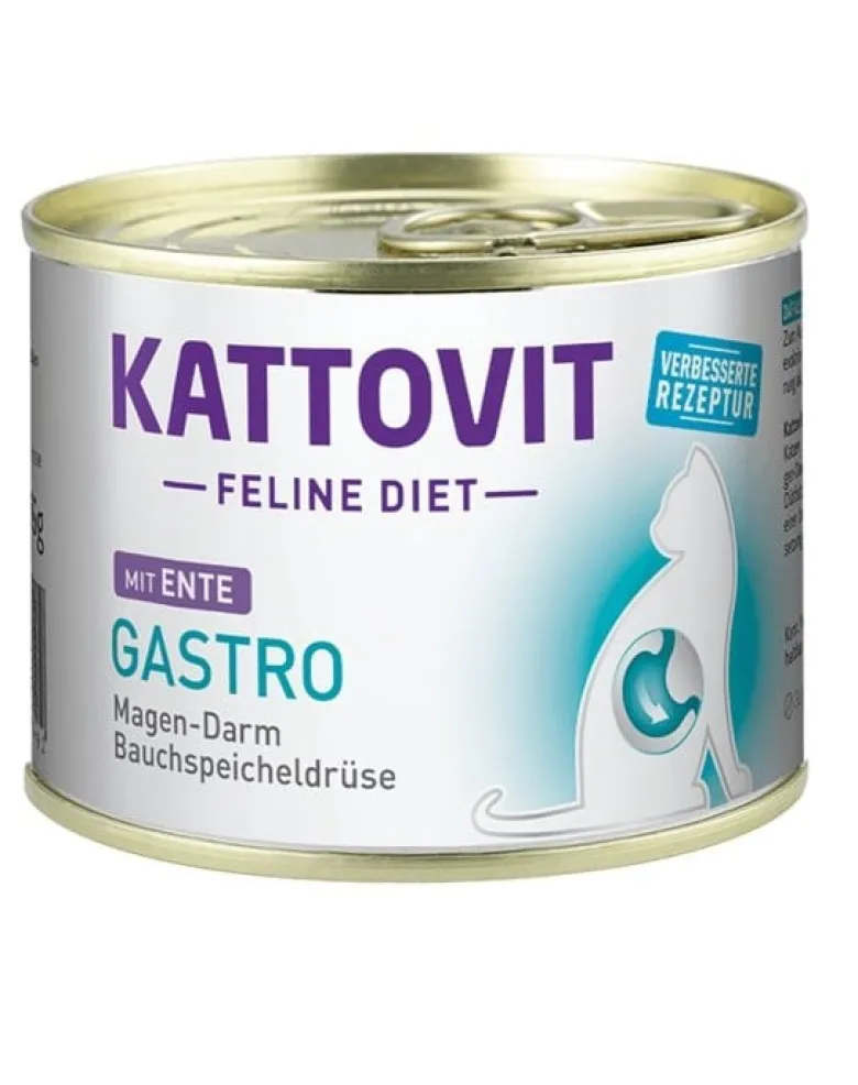 KATTOVIT Feline Diet Gastro Anatra 185g