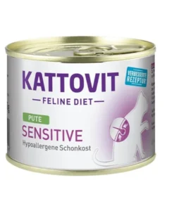 KATTOVIT Feline Diet Sensitive Tacchino 185g