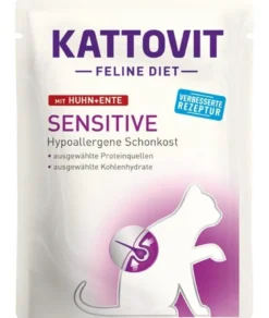 KATTOVIT Feline Diet Sensitive 20x85g MIX Pollo e anatra / Tacchino