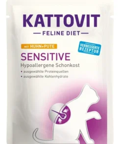 KATTOVIT Feline Diet Sensitive 20x85g MIX Pollo e anatra / Tacchino