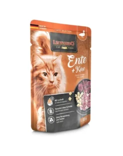 LEONARDO Finest Selection cibo per gatti senza cereali Pollame e uova 6x85 g + Anatra al formaggio 6x85 g