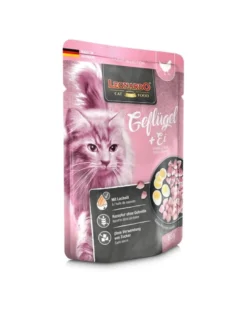 LEONARDO Finest Selection cibo per gatti senza cereali Pollame e uova 6x85 g + Anatra al formaggio 6x85 g