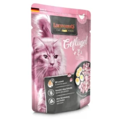 LEONARDO Finest Selection cibo per gatti senza cereali Pollame e uova 6x85 g + Anatra al formaggio 6x85 g