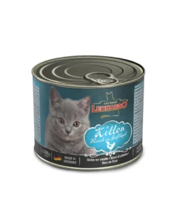LEONARDO Quality Selection Kitten cibo umido per gattini con pollame 200g
