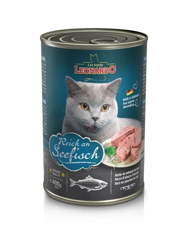 LEONARDO Quality Selection ricco di pesce marino 400 g