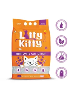 LITTY KITTY Lettiera bentonitica alla lavanda 5 l (4 kg)
