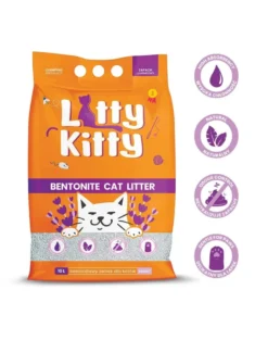 LITTY KITTY Lettiera bentonitica alla lavanda 10 l (8 kg)