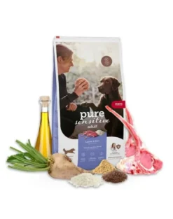 MERA Dog Pure Sensitive Adult Lamb Rice 4 kg agnello e riso, cibo secco per cani sensibili