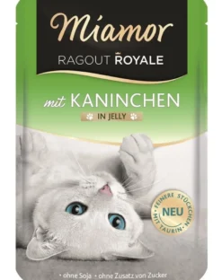 MIAMOR Ragout Royale in Jelly Rabbit bustina in gelatina con coniglio per gatti 100 g