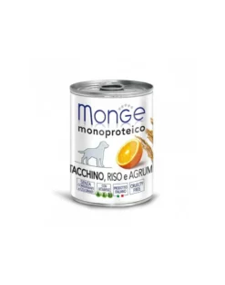 MONGE Fruit Monoprotein Tacchino con riso e arancia 400 g