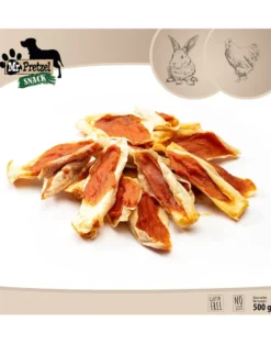 MR. PRETZEL Orecchie di coniglio con pollo 500g snack per cani