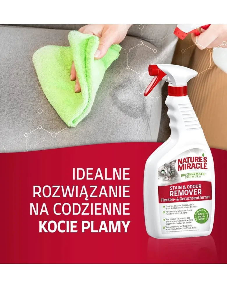 NATURE'S MIRACLE Stain&Odour Remover Cat melon 946 ml
