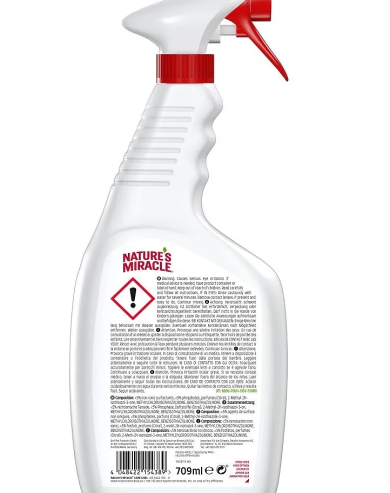 NATURE'S MIRACLE Stain&Odour Remover Dog 709 ml