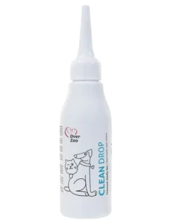 OVER ZOO Clean Drop liquido rimuovi macchie lacrimali per cani e gatti 60 ml