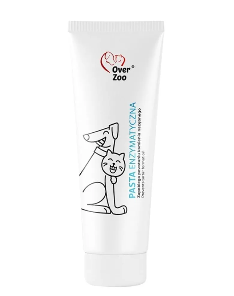 OVER ZOO Enzym Dent Pasta dentale enzimatica per cani e gatti 100 g
