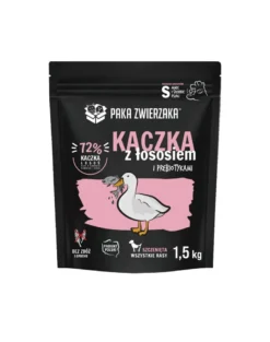 PAKA ZWIERZAKA Anatra e salmone per cuccioli 1,5kg