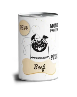 PAKA ZWIERZAKA PEPE Beef 99% (manzo) 400 g di alimento monoproteico