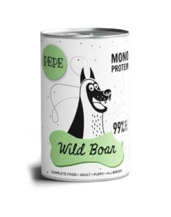 PAKA ZWIERZAKA PEPE Wild Boar 99% (cinghiale) 800 g monoproteinowa karma
