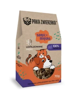 PAKA ZWIERZAKA Samo mięsko Carne liofilizzata di agnello per cani e gatti 70 g