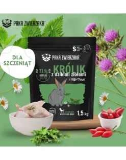 PAKA ZWIERZAKA Seventh Heaven Coniglio con erbe selvatiche per cuccioli 1,5 kg