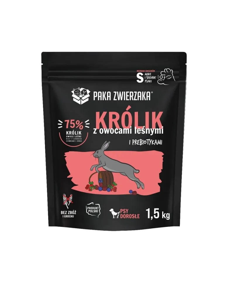PAKA ZWIERZAKA Seventh Heaven Coniglio con frutti di bosco S 1,5kg