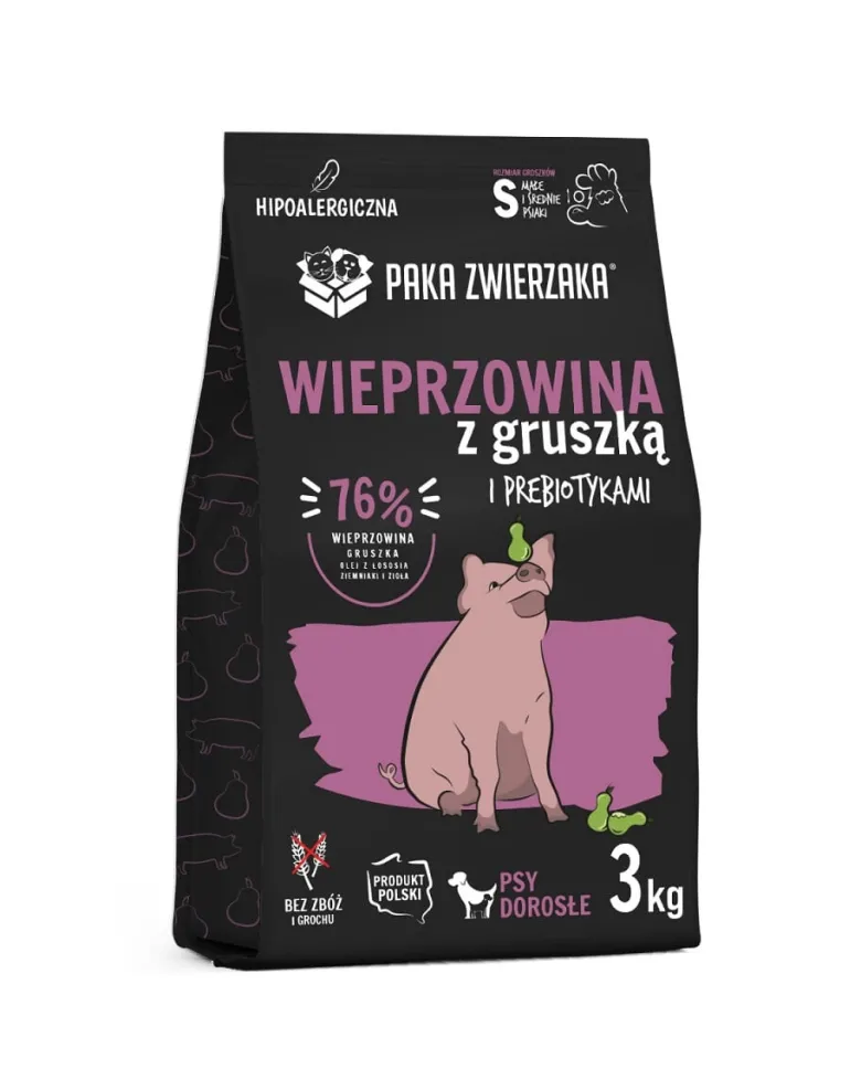 PAKA ZWIERZAKA Seventh Heaven Karma secca Maiale con pera S 3kg