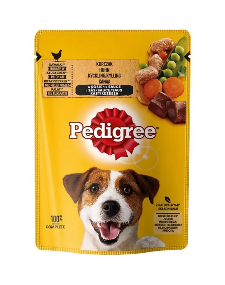 PEDIGREE Adult in bustina 100g cibo umido con bocconcini di pollo e verdure in salsa