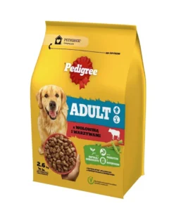 PEDIGREE Adult 2,6kg alimento completo con manzo e verdure per cani di taglia grande e media